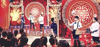 刘果楠央视《我爱满堂彩》京剧+现代魔术结合表演